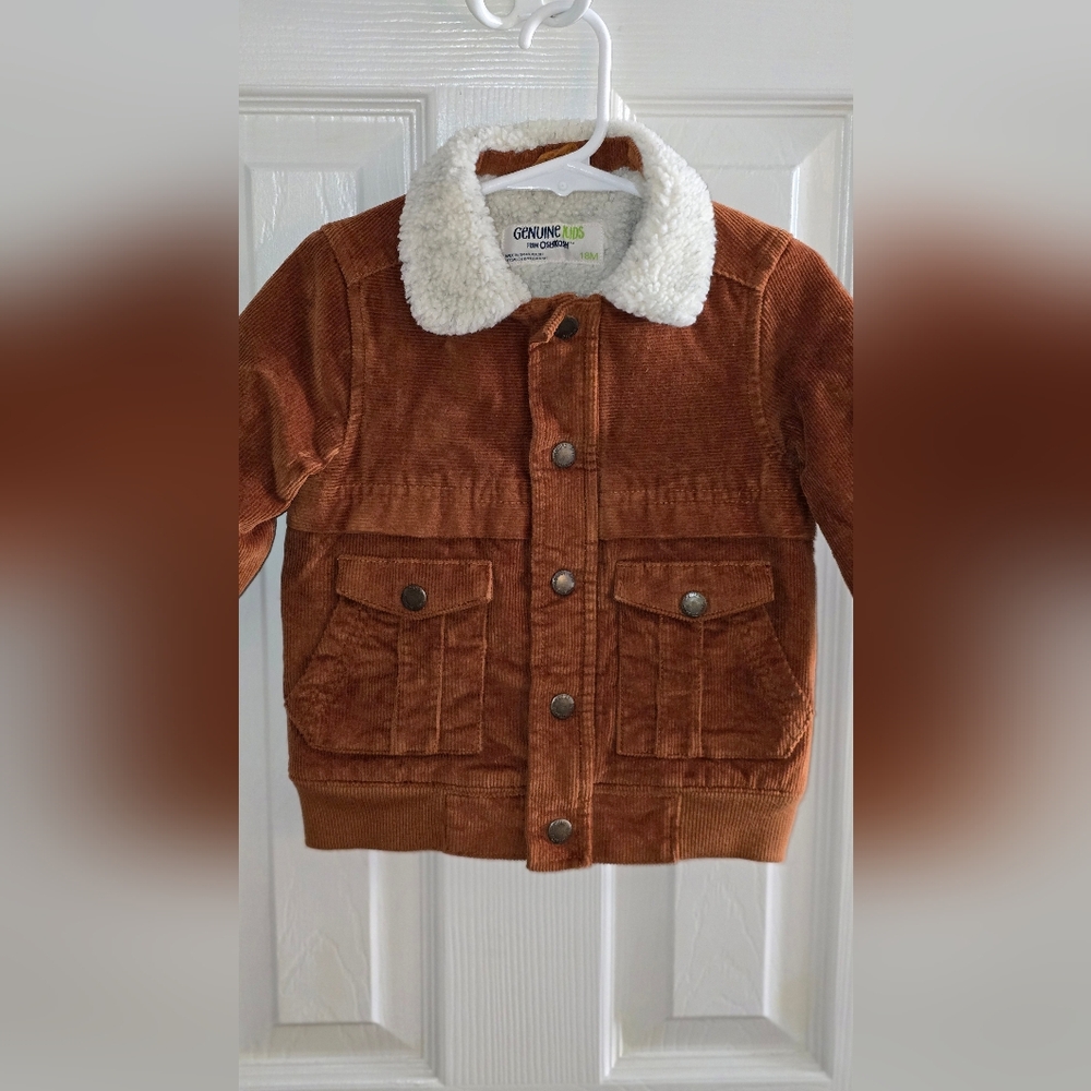 Kids Brown Corduroy Jacket